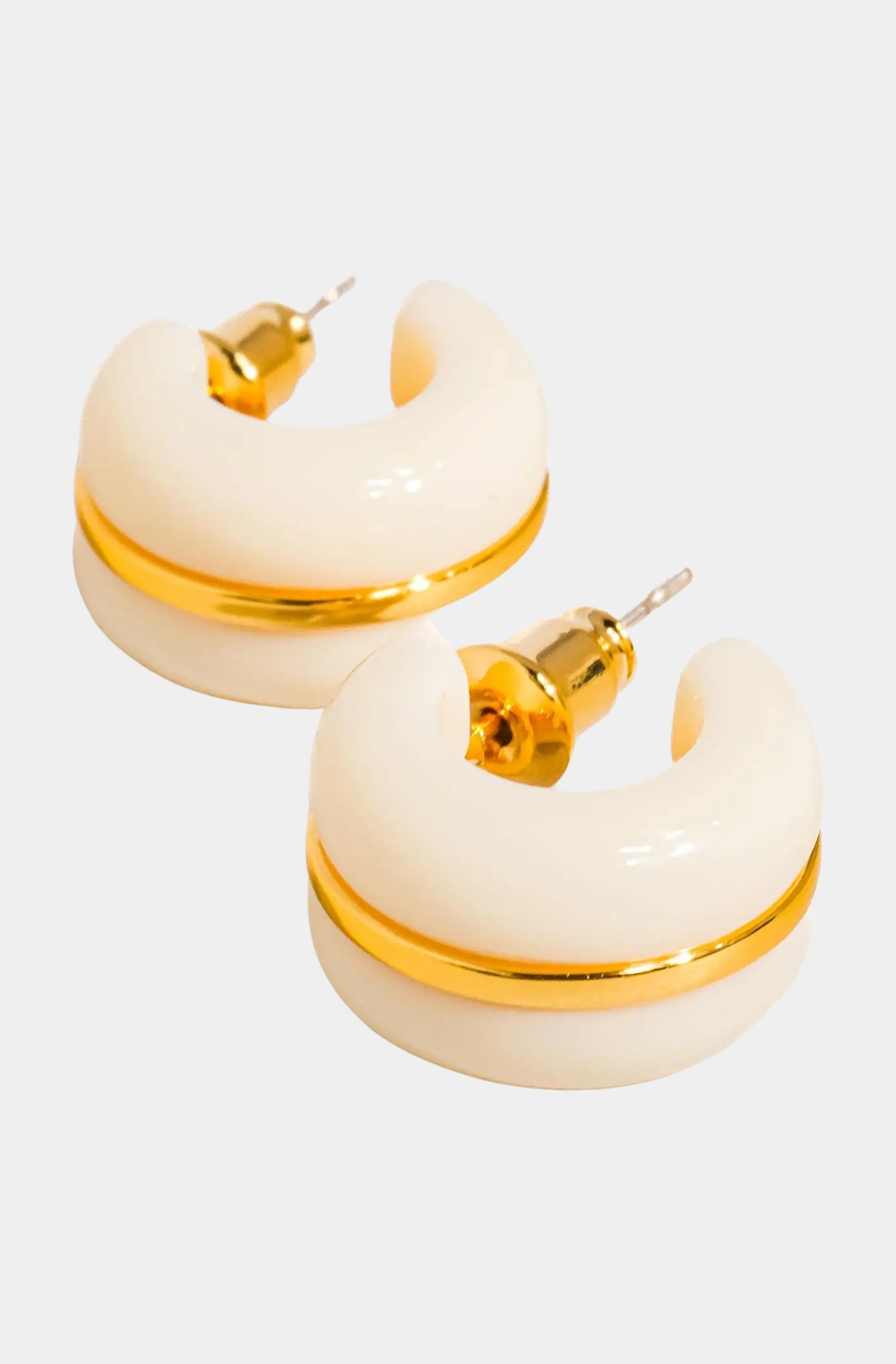 Arlo Small C Hoop Earring