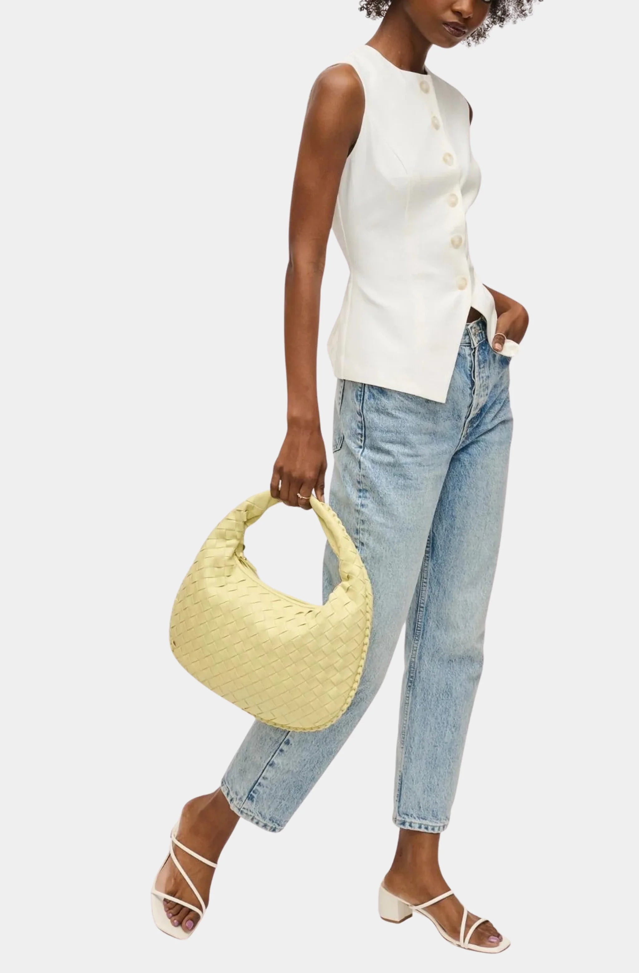 Wendy Woven Shoulder Bag