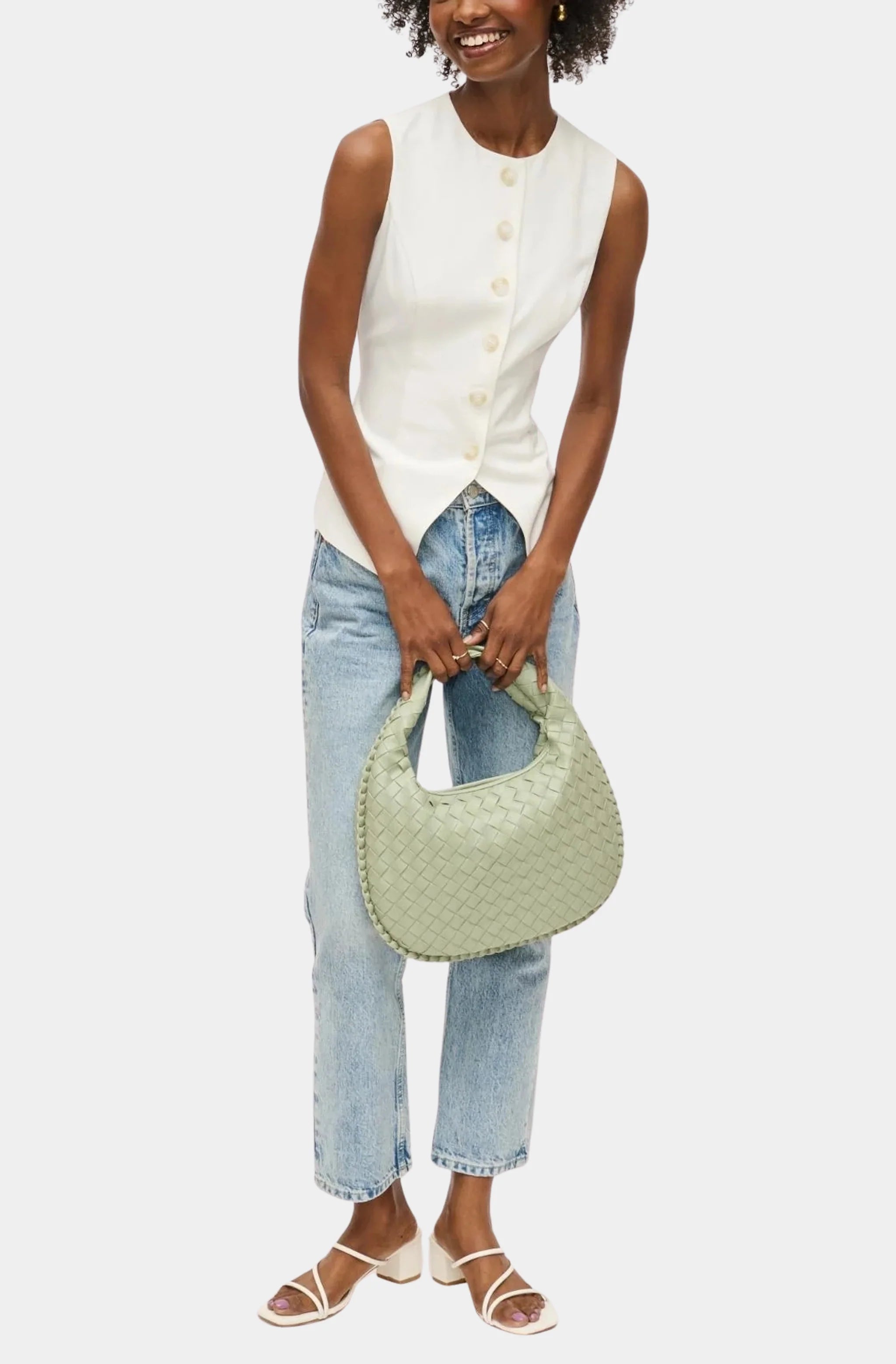 Wendy Woven Shoulder Bag