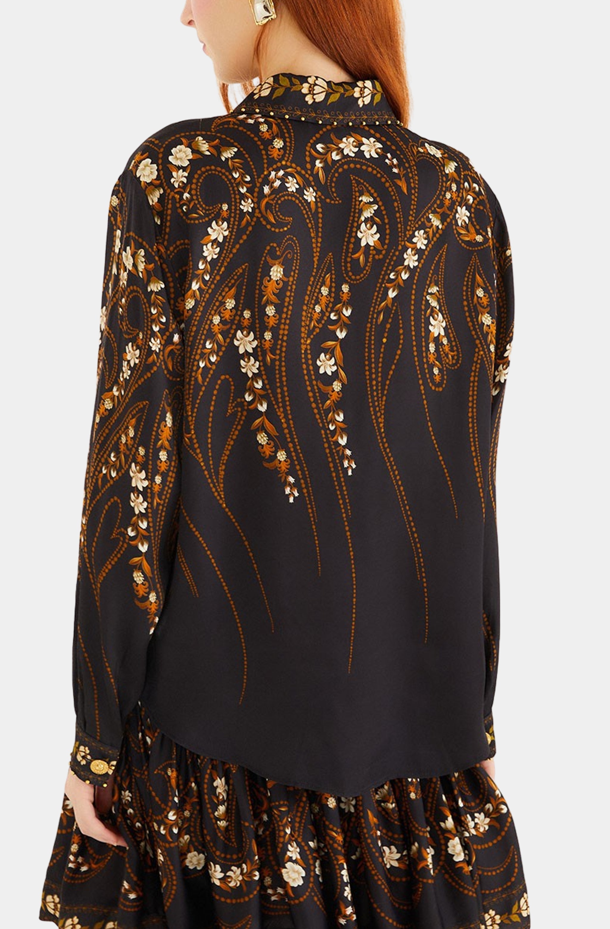 Garden Silhouette Black Shirt