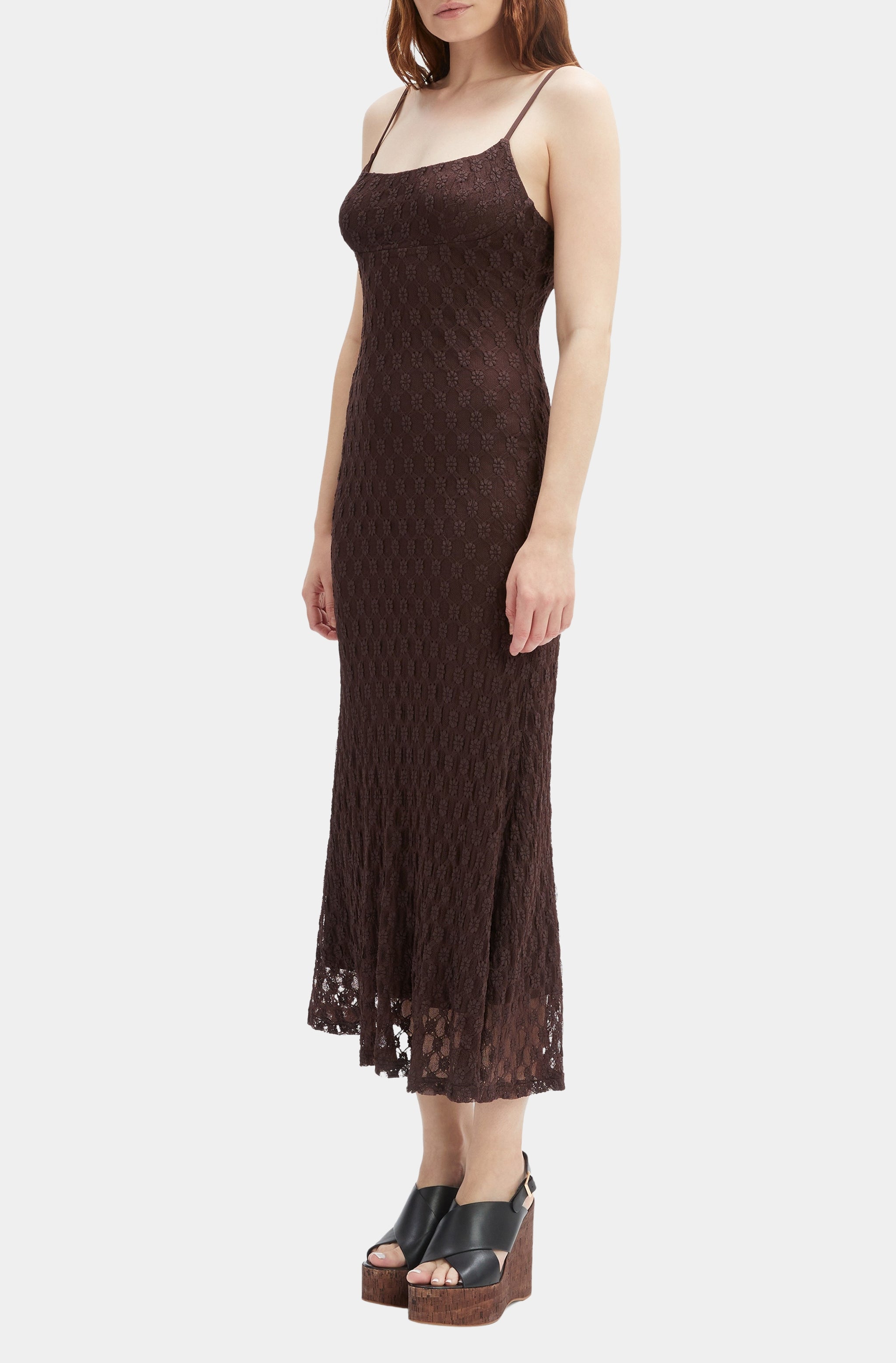 Adoni Mesh Midi Dress