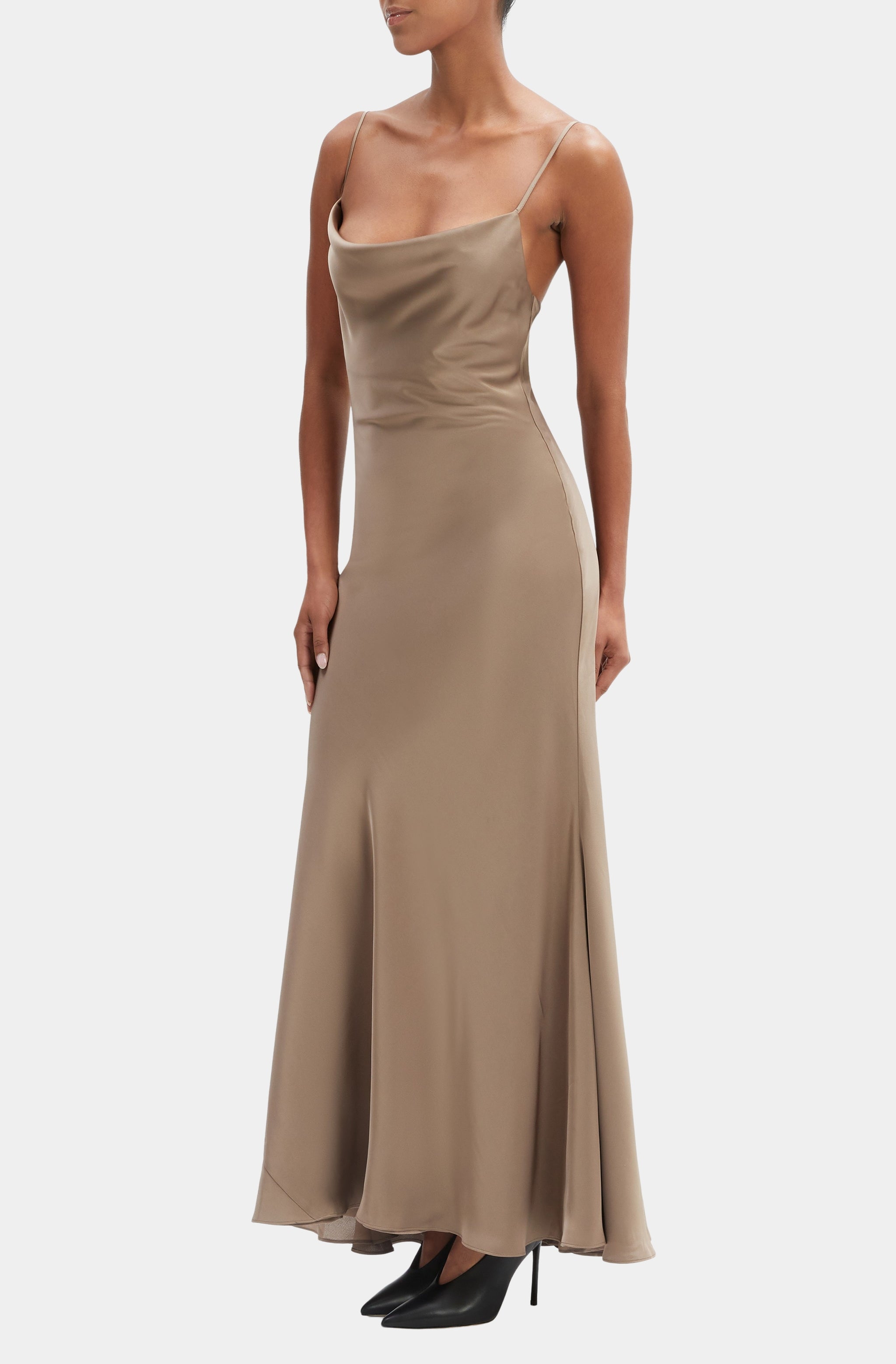 Monroe Cowl Neck Maxi Dress