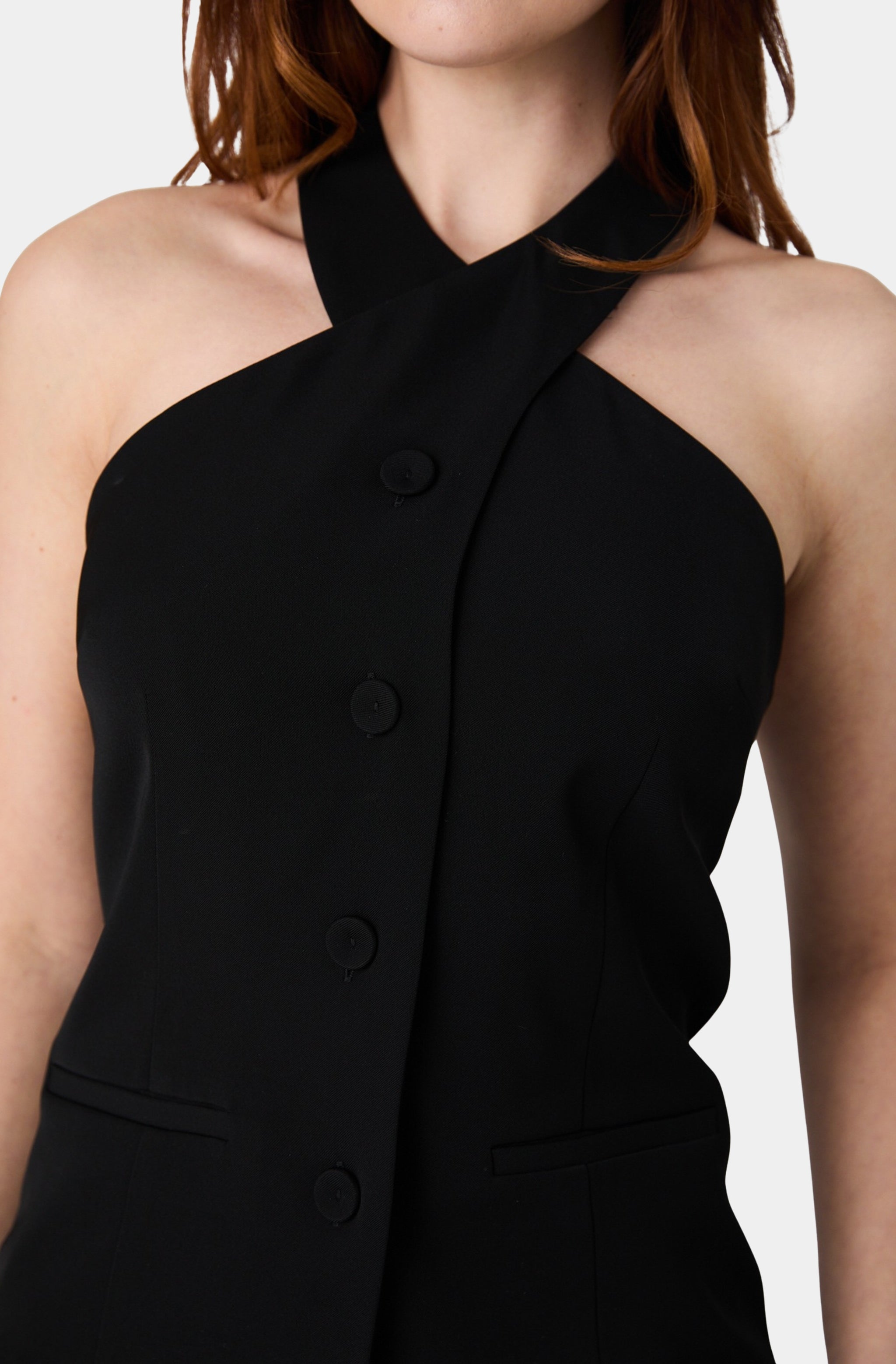 Harry Suiting Criss Cross Vest
