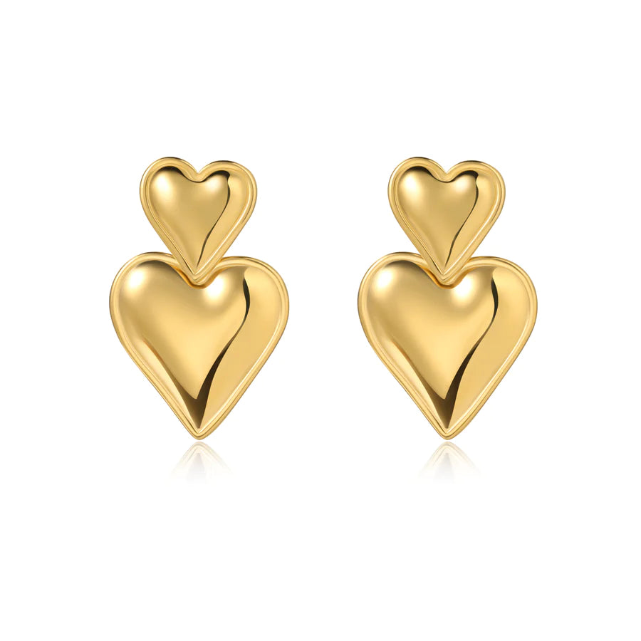 Brynn Heart Earring