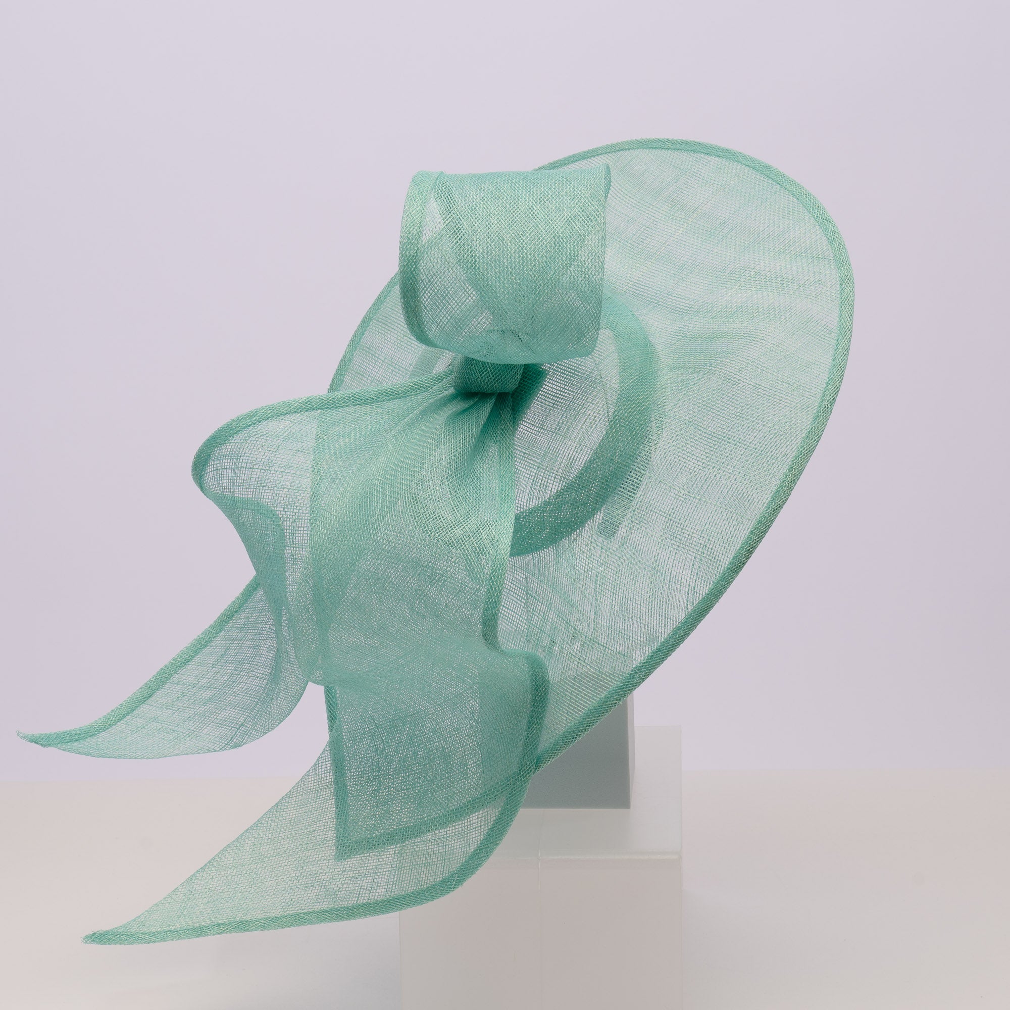 Large Sinamay Base With Big Bow Fascinator Headband
