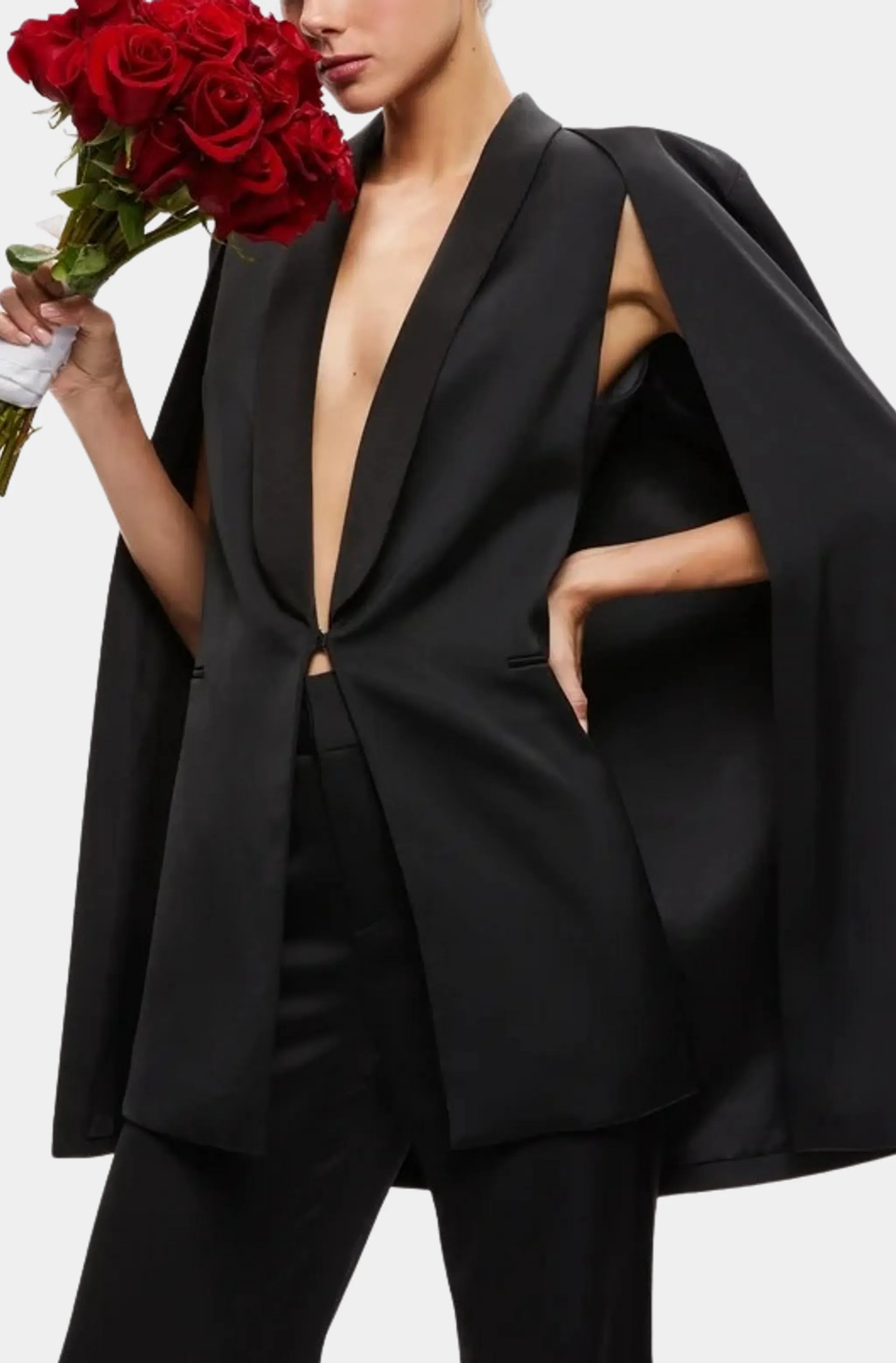Merrie Shawl Collar Cape Vest