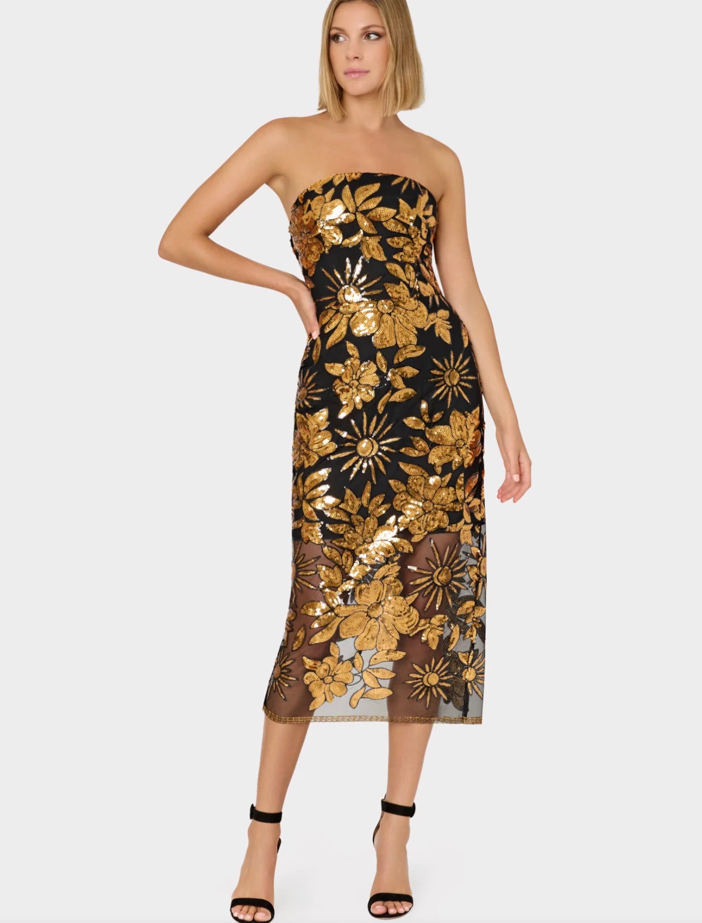 Kait Holiday Nights Sequin Dress