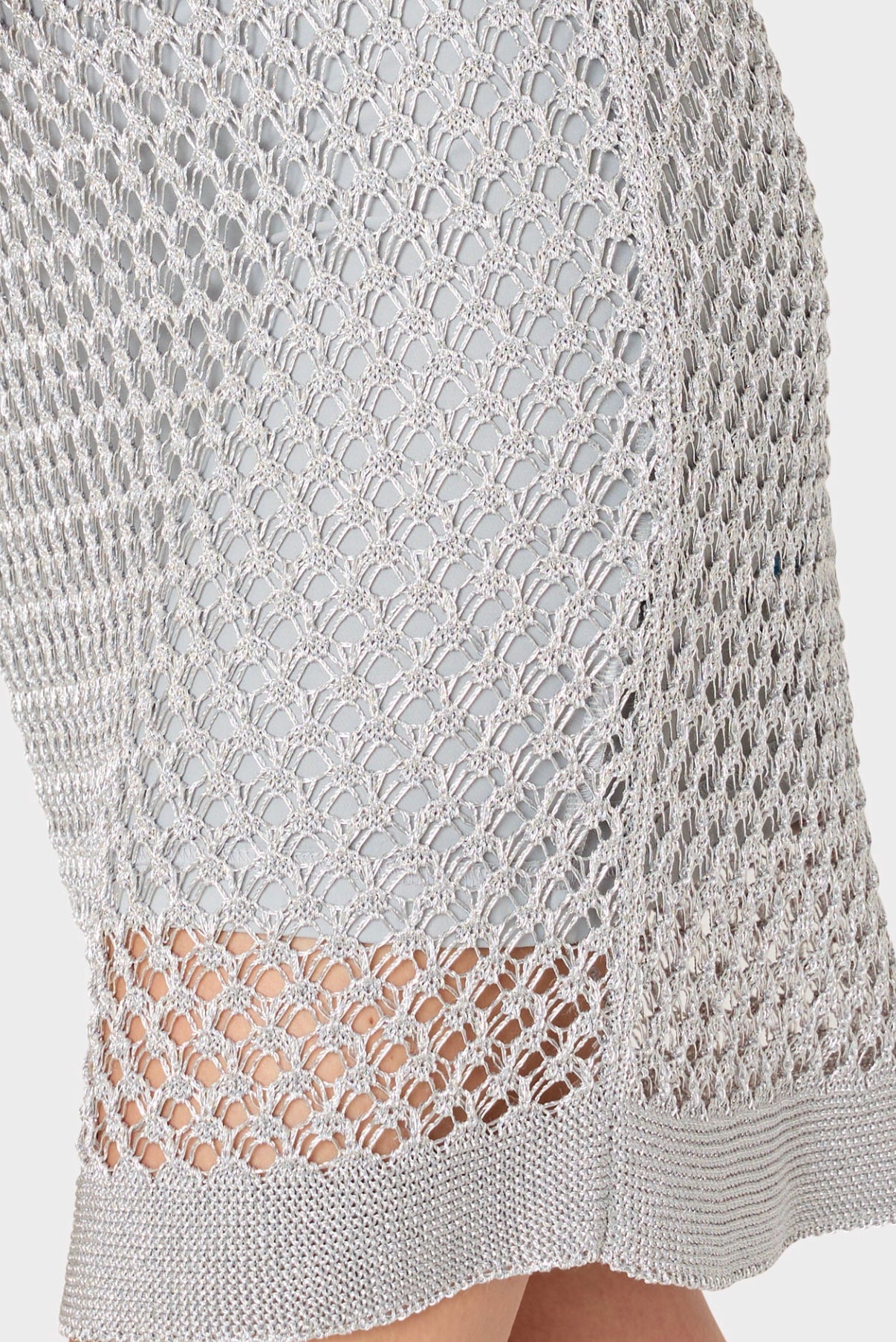 Sinclair Metallic Mesh Mini Dress