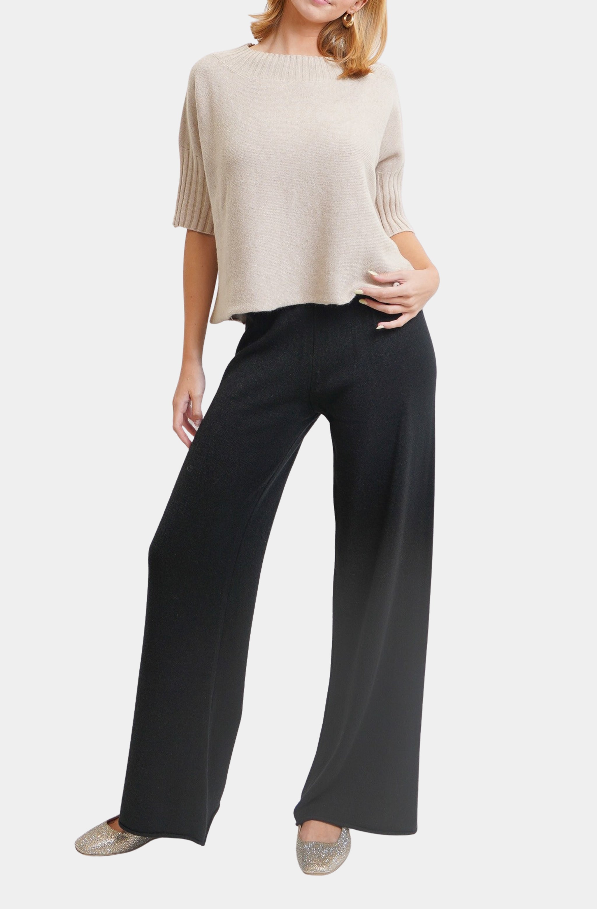 The Short Sleeve Knit Top