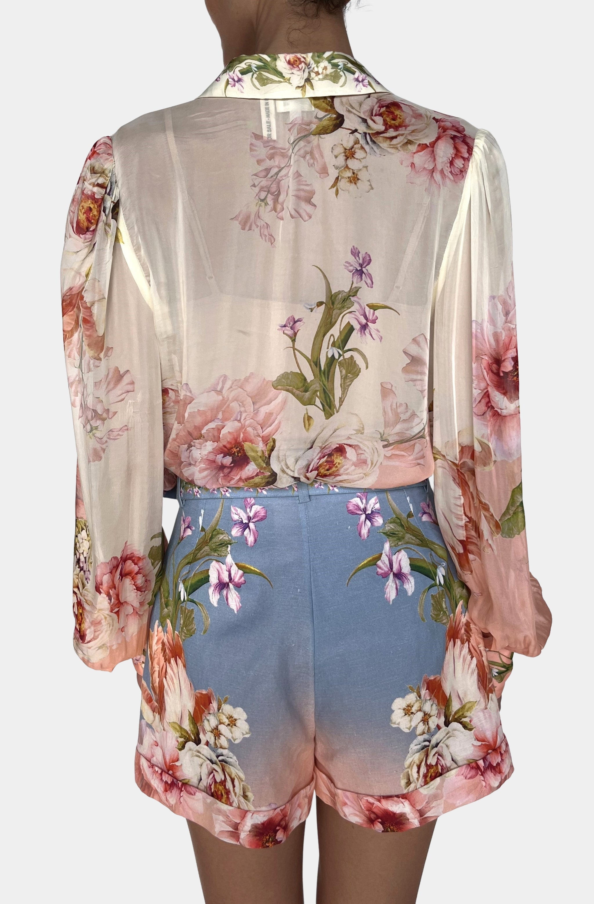 Shorts with Buckle Belt