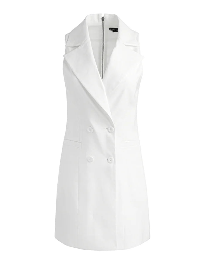 Meritt Double Breasted Tuxedo Mini Dress