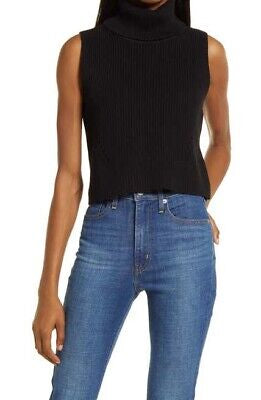Mozart Cropped Sleeveless Sweater