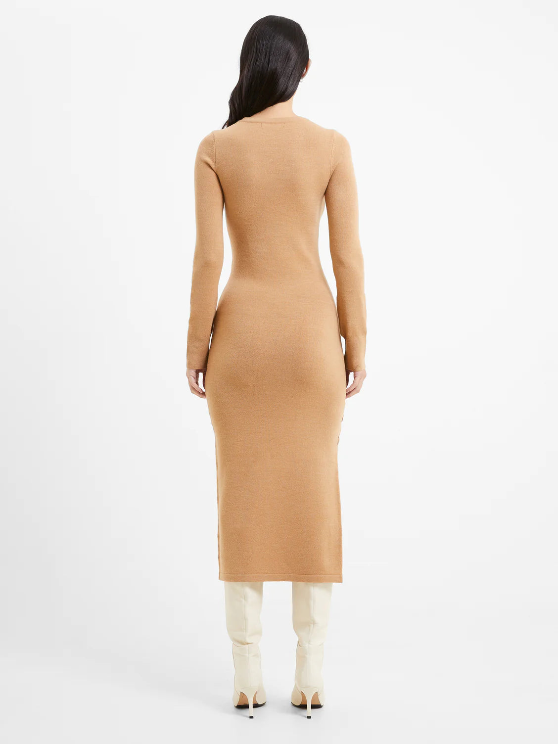 Babysoft Button Midi Dress