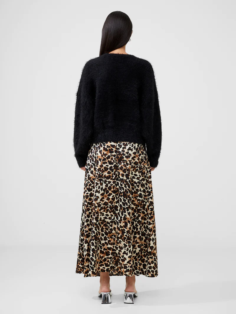 Meena Fluffy Boat Neck Jumper