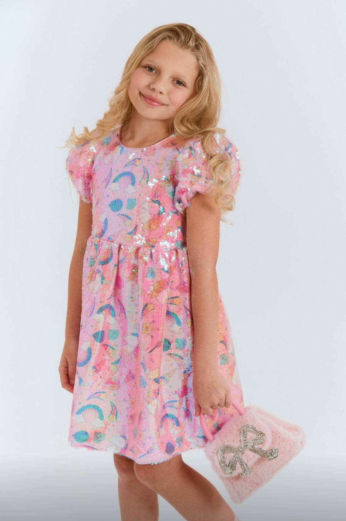 sequin dress unicorn Unicorn Rainbow Girl Tutu dress Set Unicorn Party outfit Unicorn Birthday Halloween Unicorn dress Rainbow dress for girls- Halloween Outfit, 4T / One