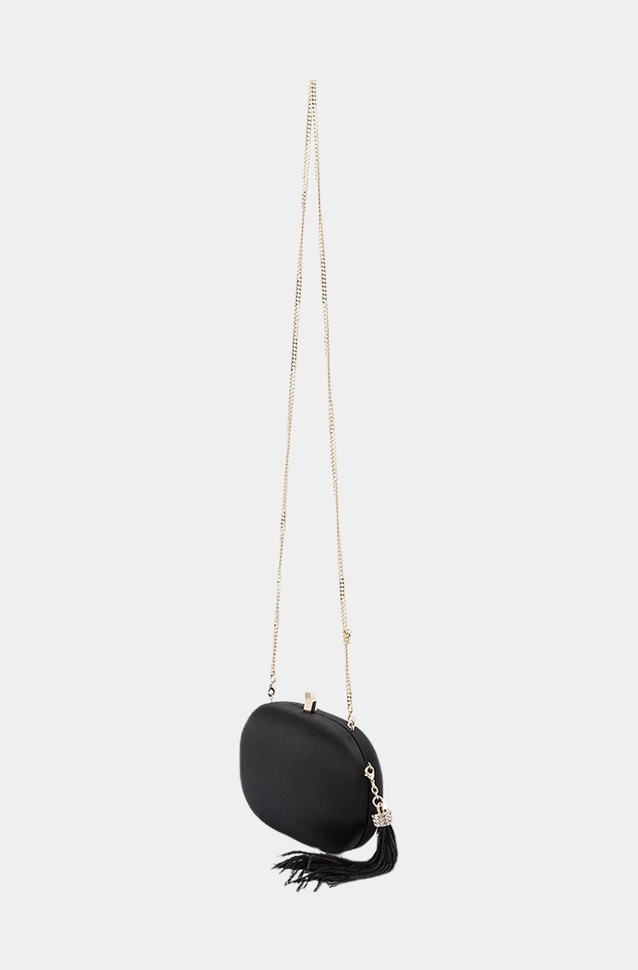 Jenna Feather Tassel Clutch