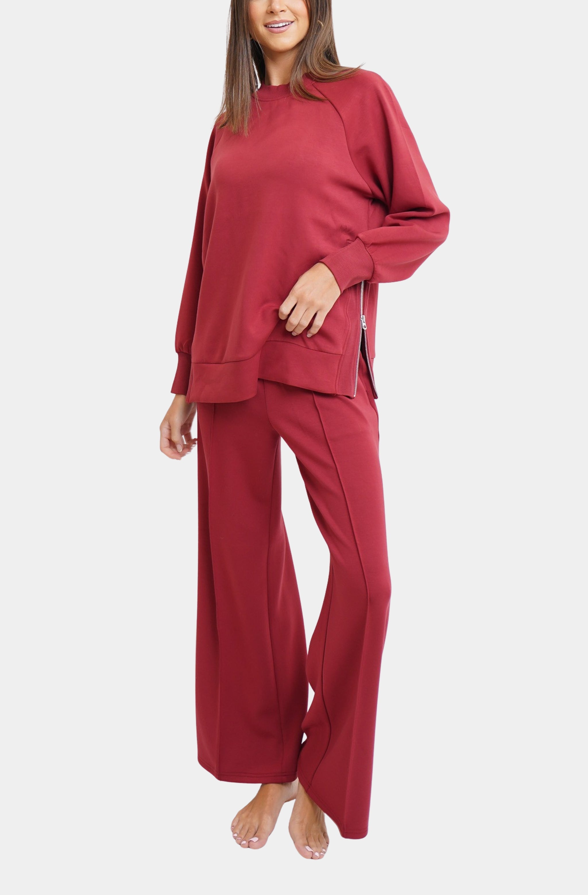 The Side Slit Pullover