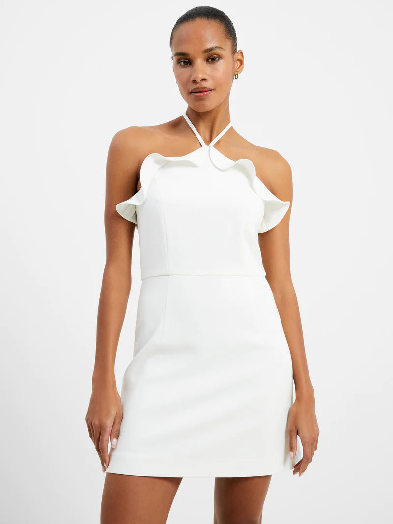 Whisper Ruth Ruffle Halter Dress