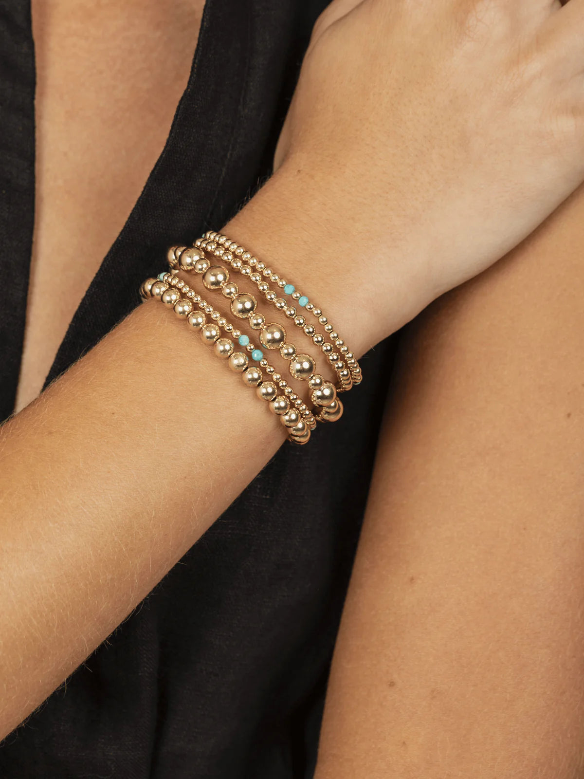 Anna Turquoise Stretch Bracelet