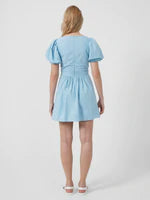 Rhodes Poplin V-Neck Dress