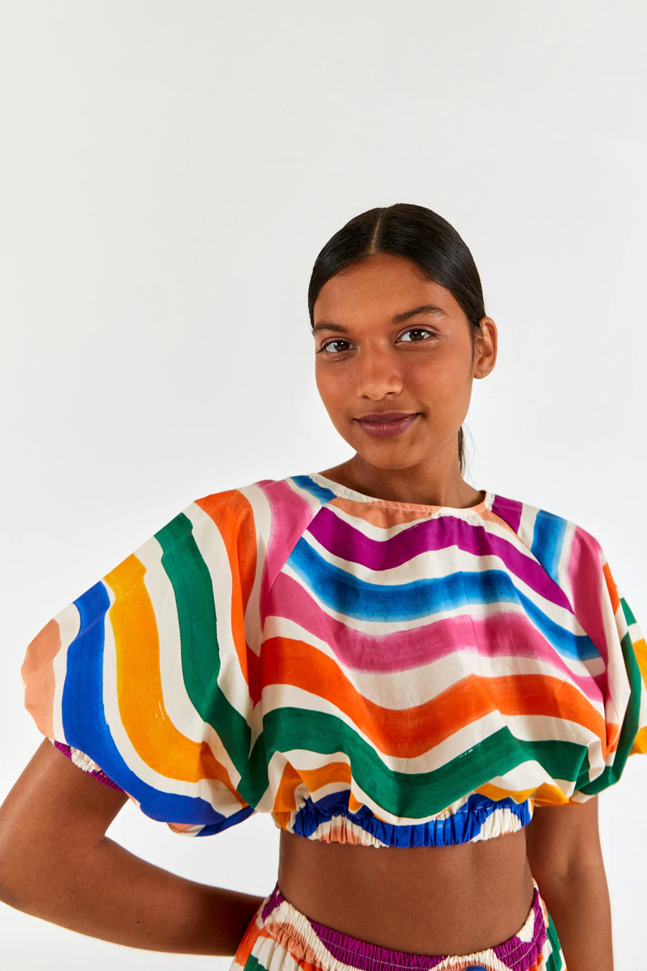 Dancing Stripe Multi Crop
