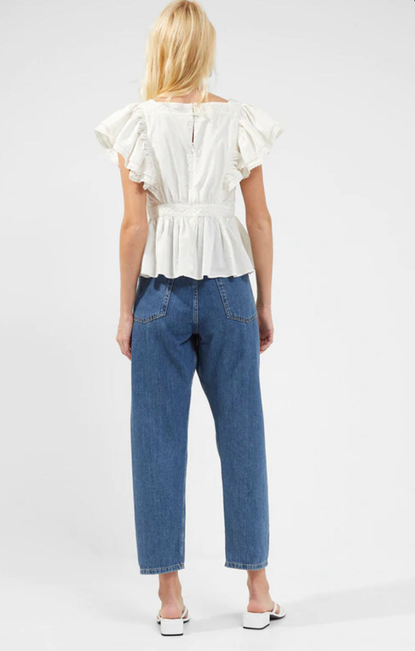 Elana Embroidered Top