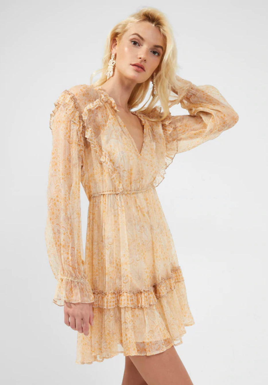 Callie Crinkle Ruffle Mini