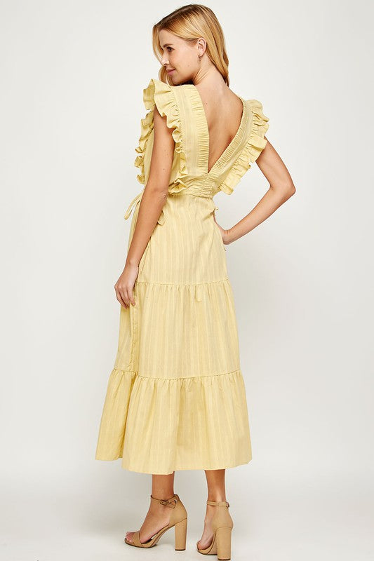 Ruffle Midi Dress