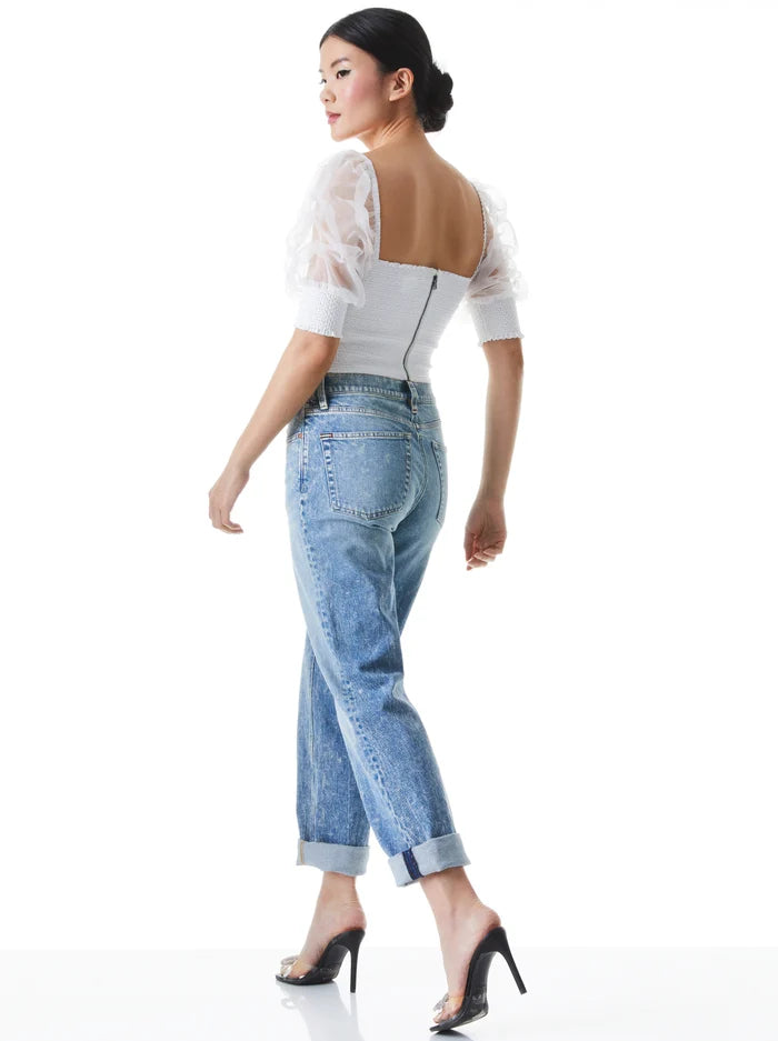 Lisbeth Smocked Bodice Top