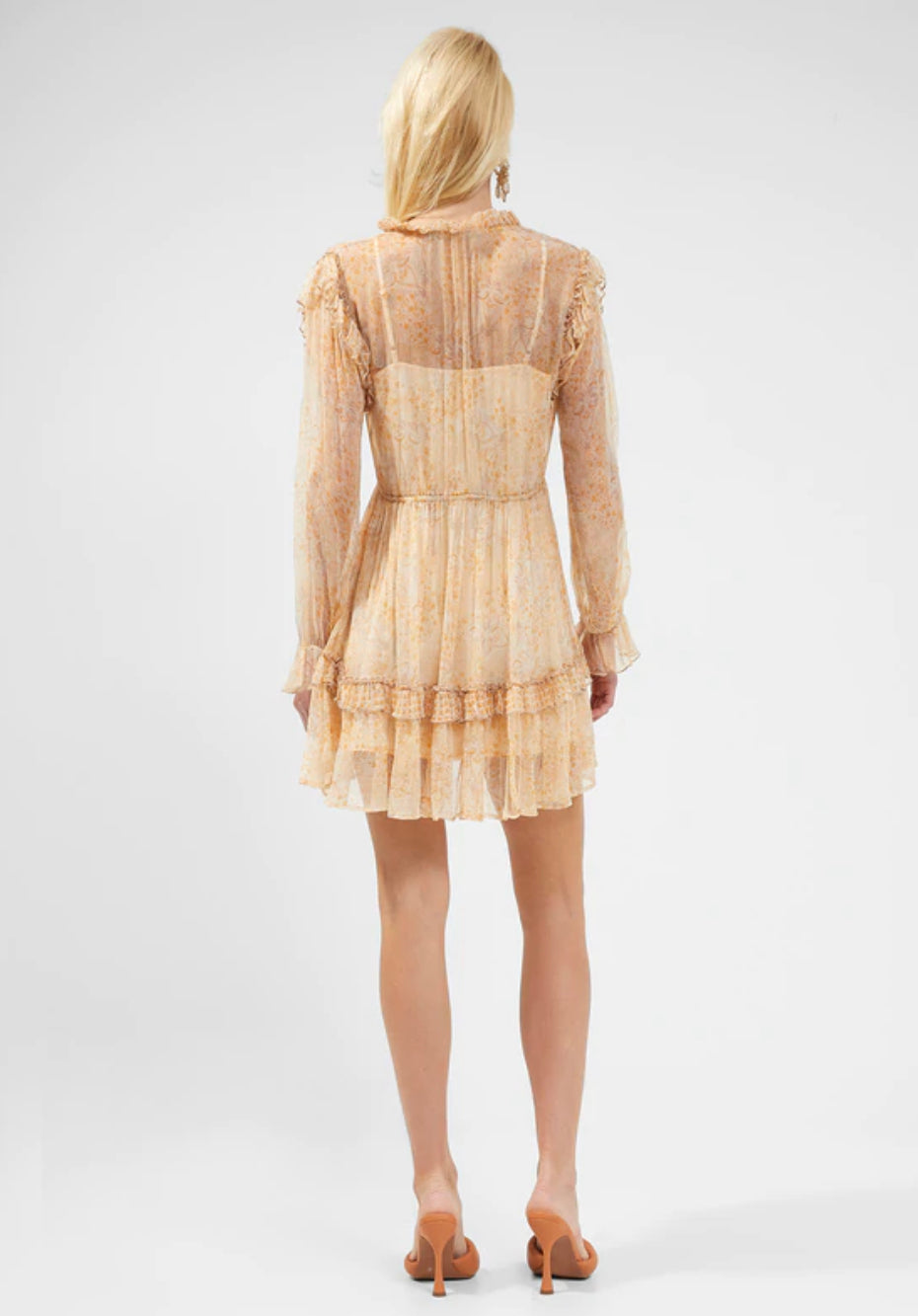 Callie Crinkle Ruffle Mini