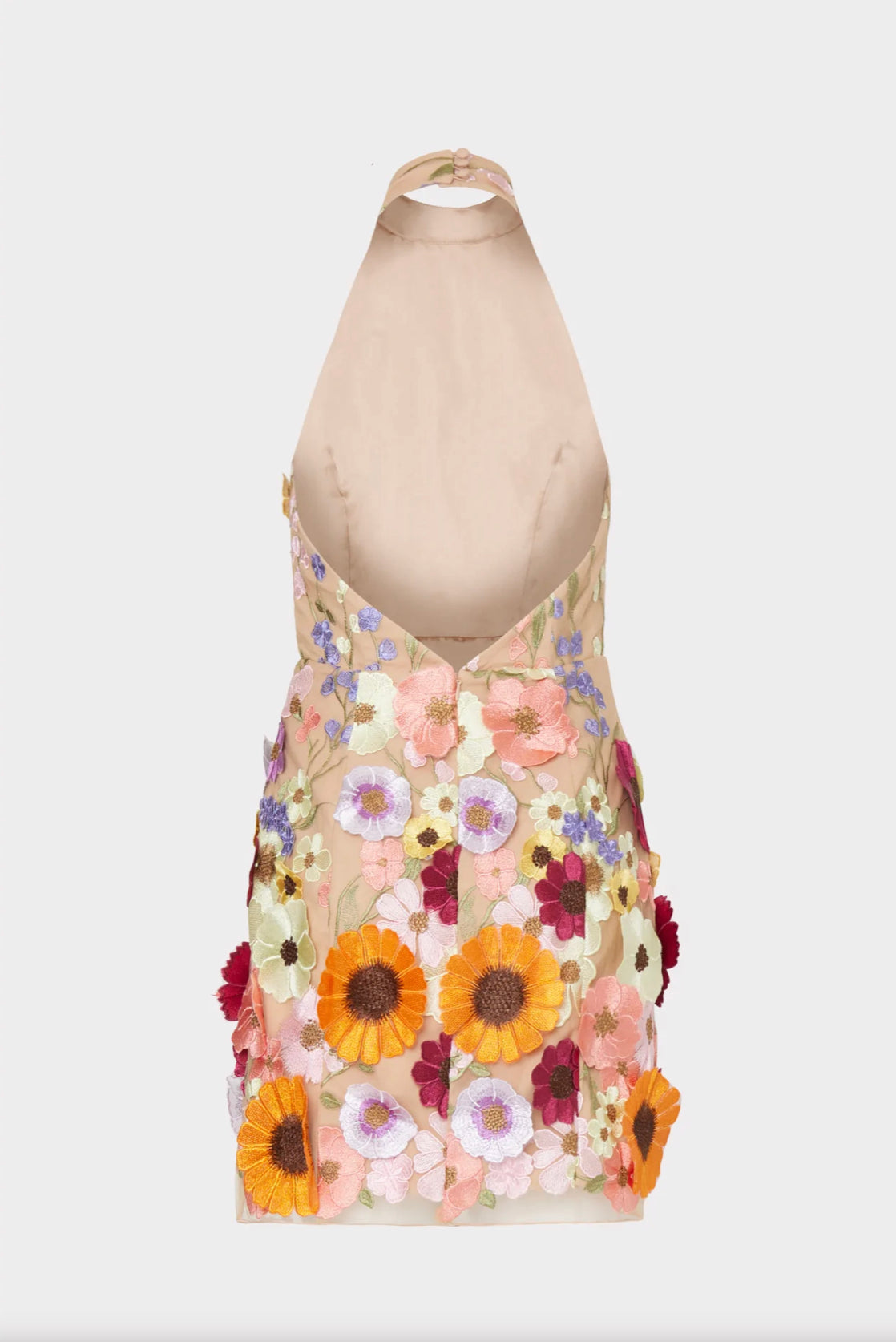 Harriet Floral Mesh Embroidered Dress