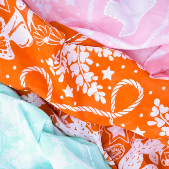 Texas Sun Embroidered Bandana