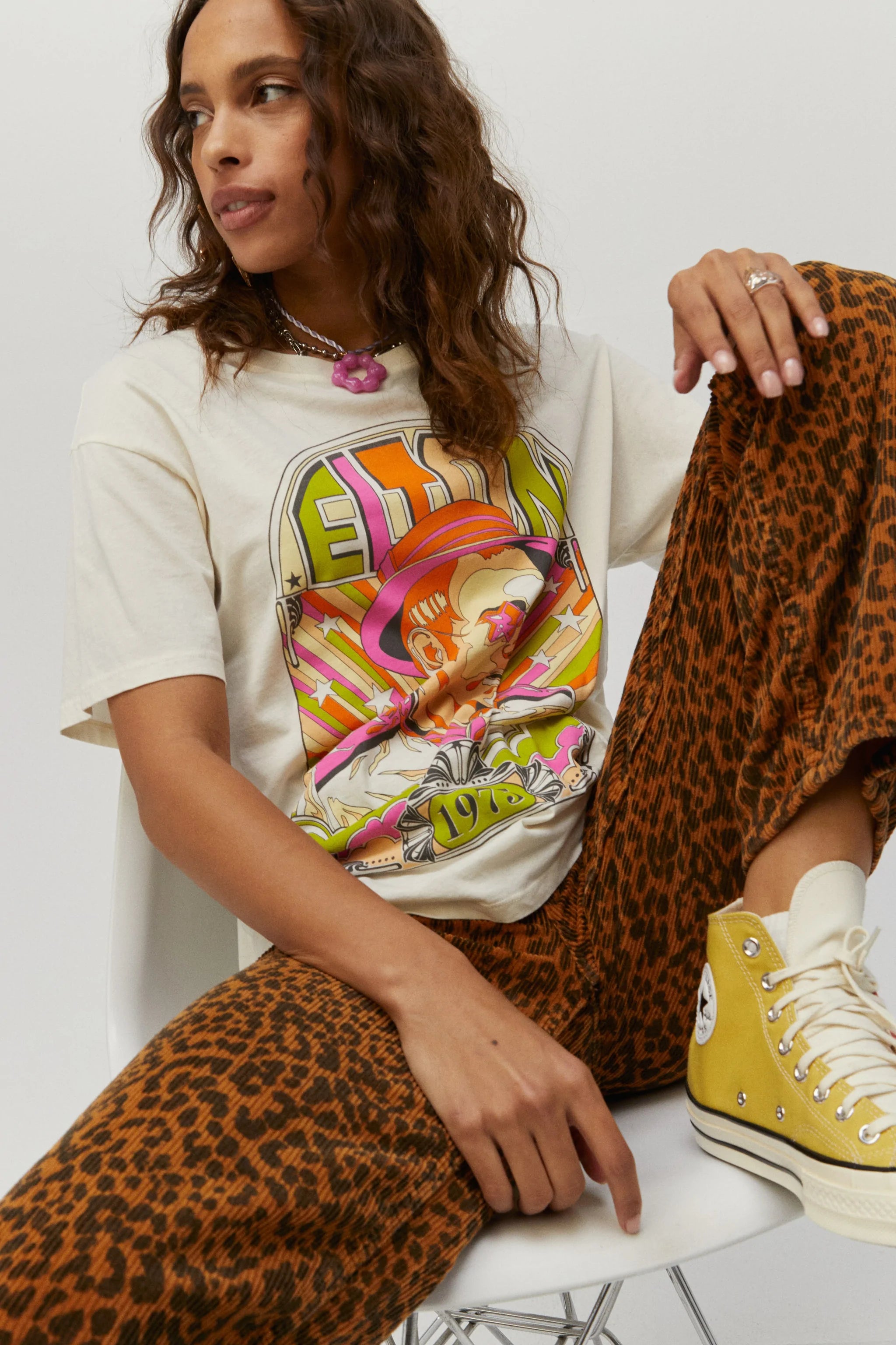 Elton John 1975 Boyfriend Tee
