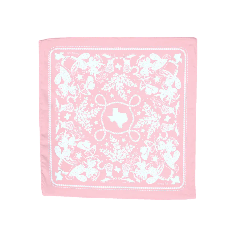 Texas Sun Embroidered Bandana