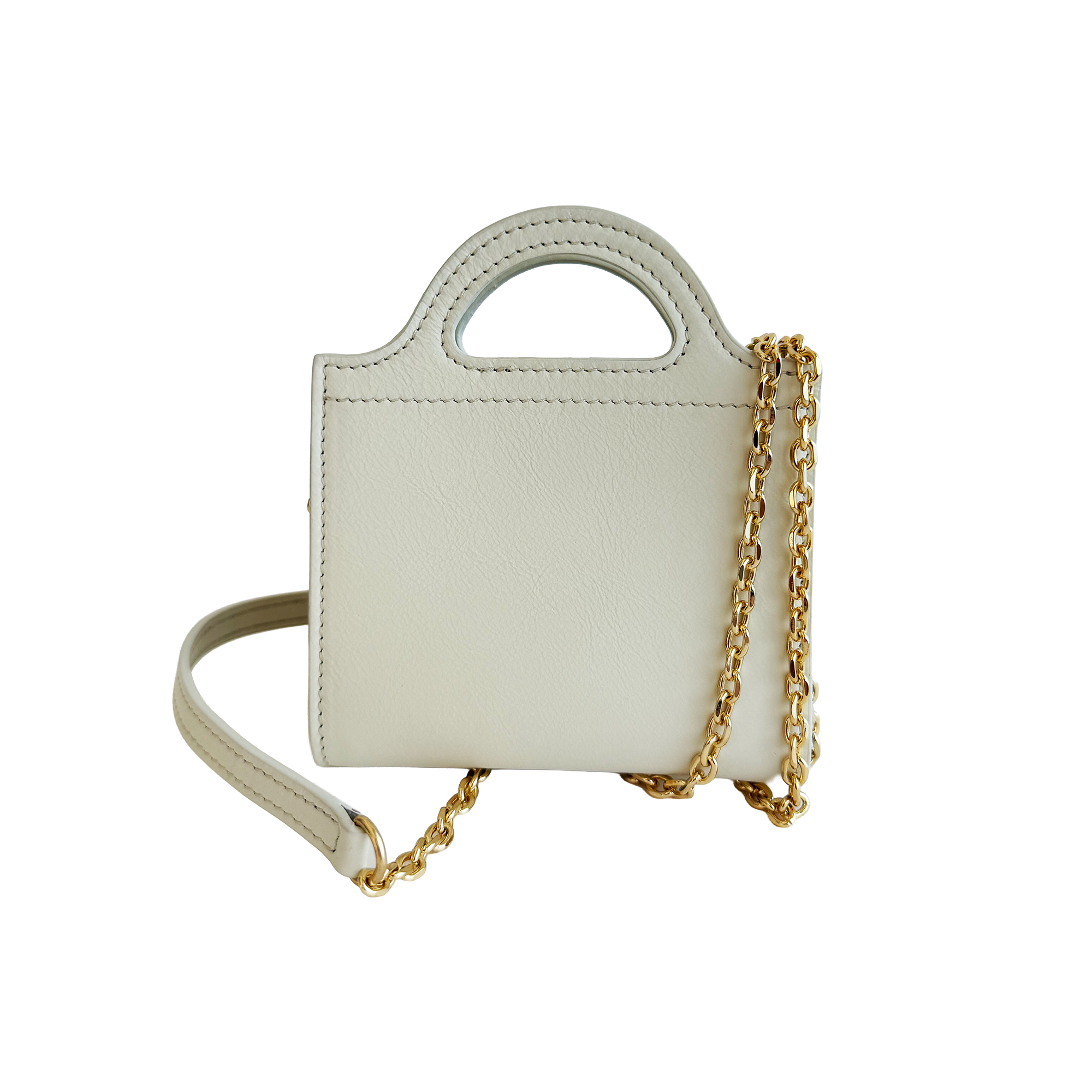 Fan-Fold Leather Crossbody Wallet
