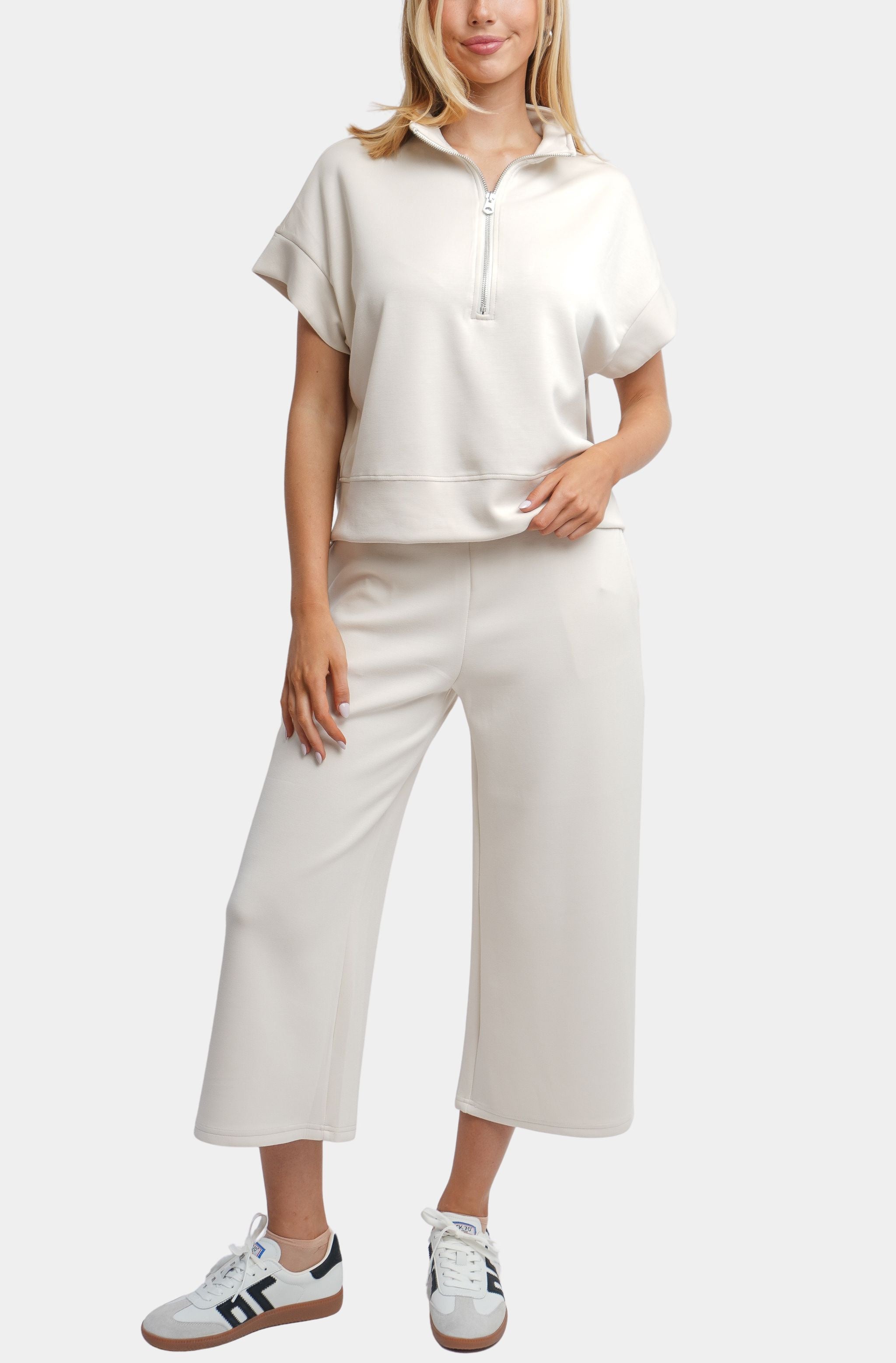 The Half Zip Top – Hemline Woodway