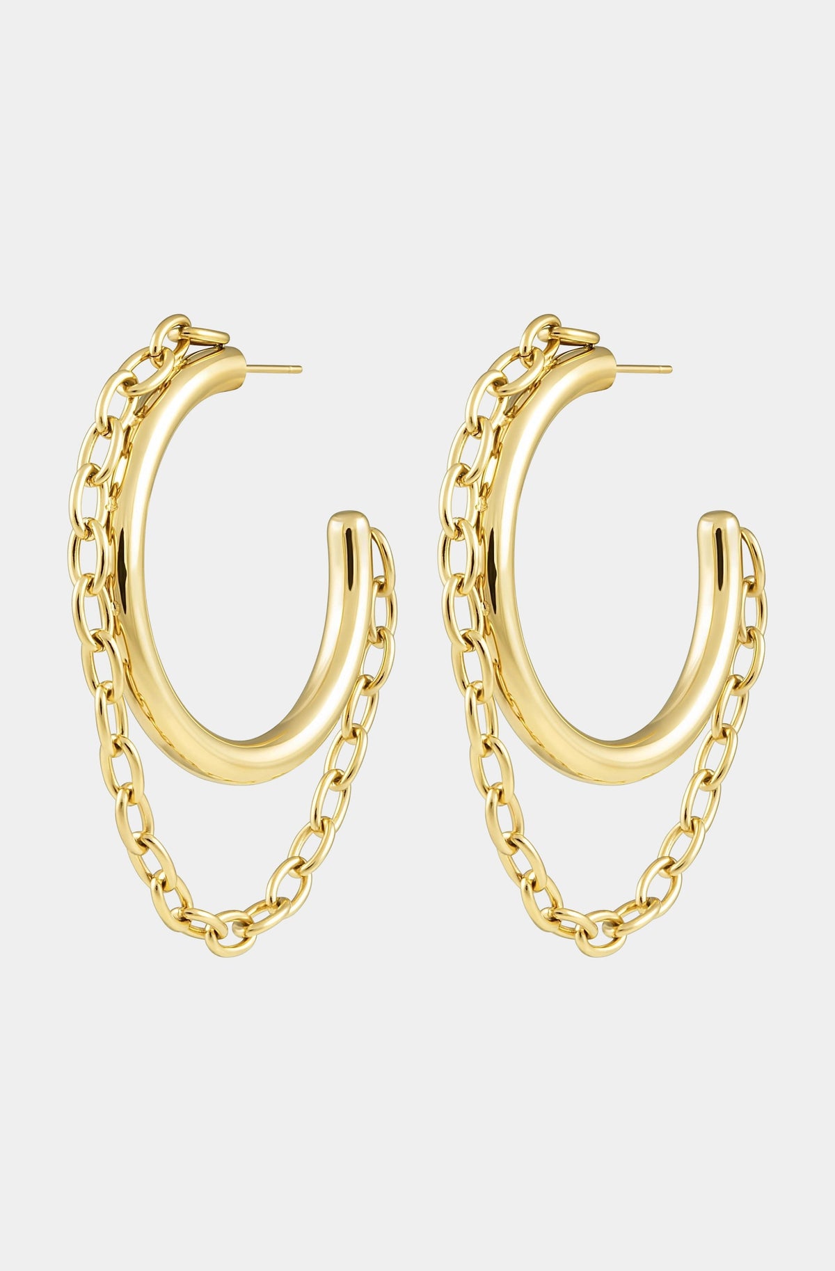 Gianna Chain Hoop