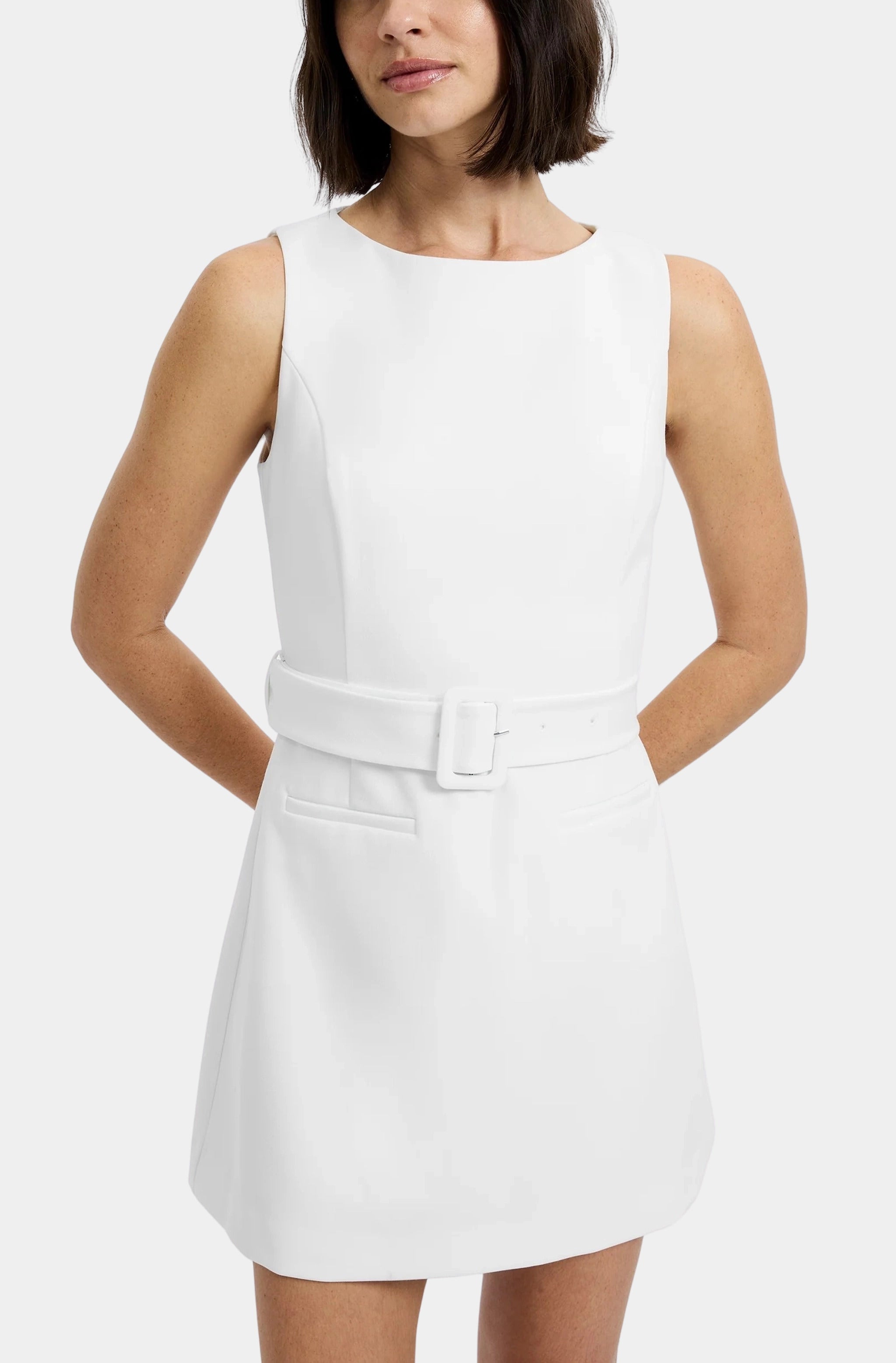 french connection white dress French Connection Women's Trini Eyelet Maxi Dress - White - Size 12 main image 0