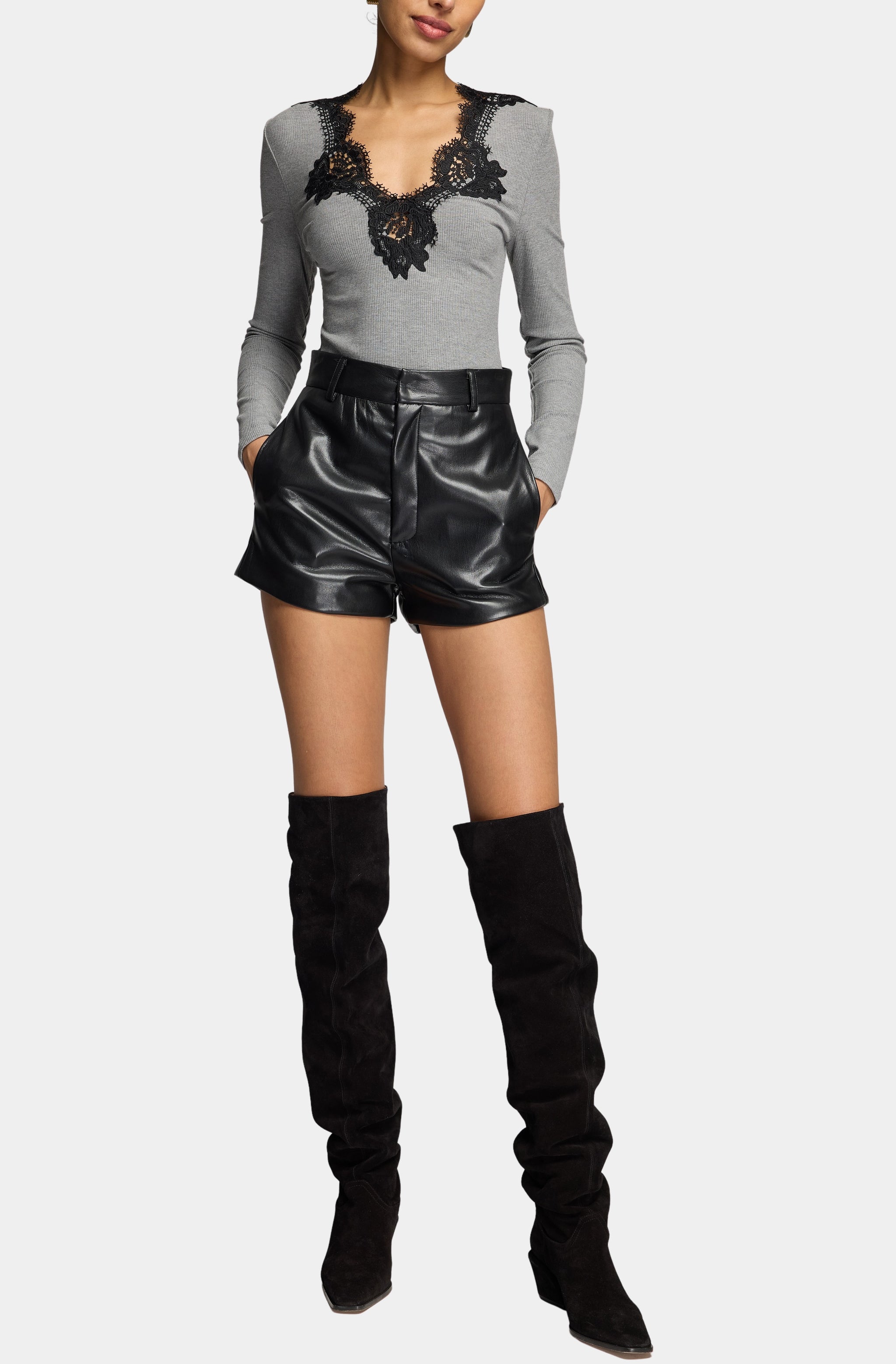 Jax Vegan Leather Shorts – Hemline Woodway