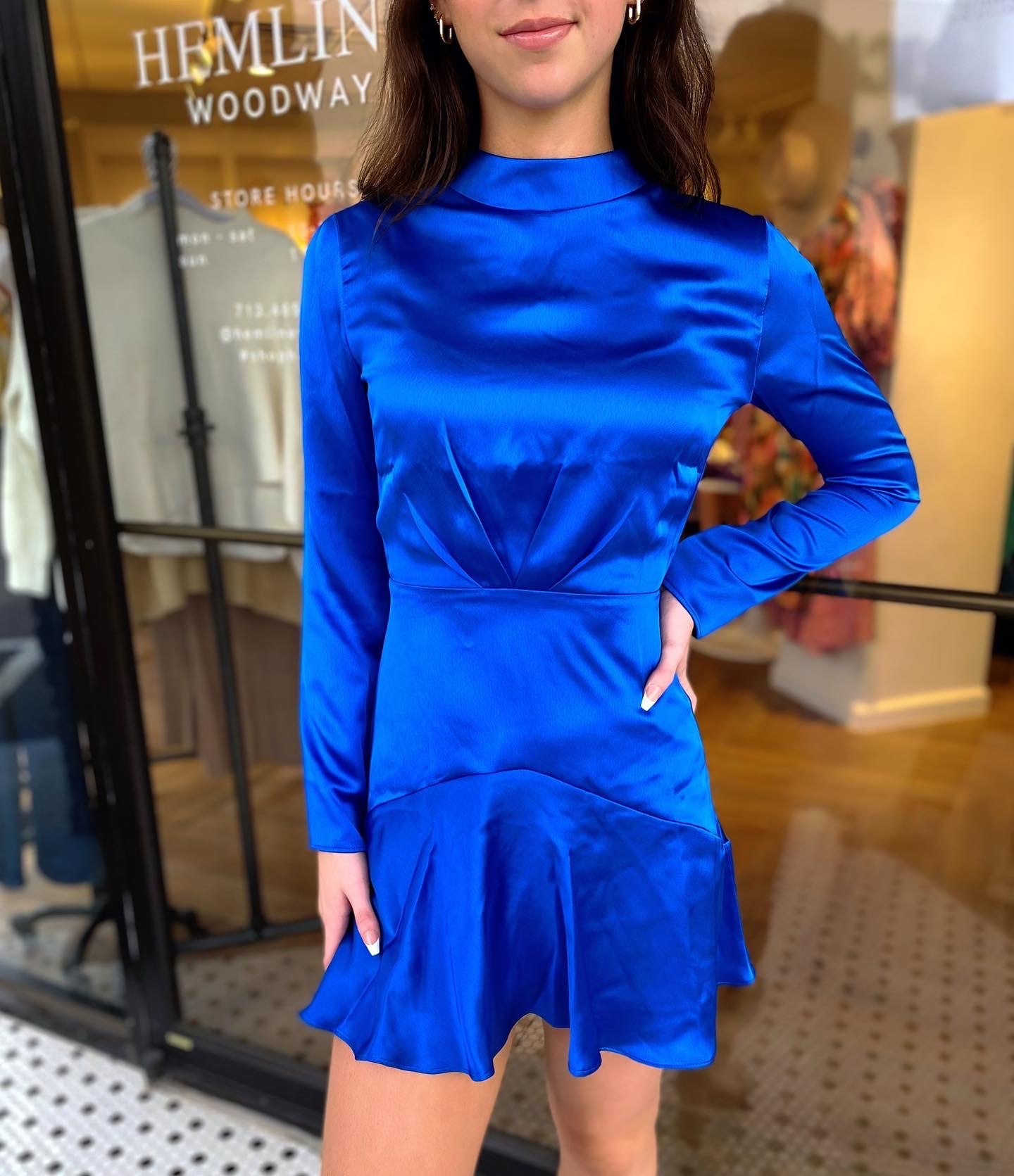 Renata Long Sleeve Mini Dress