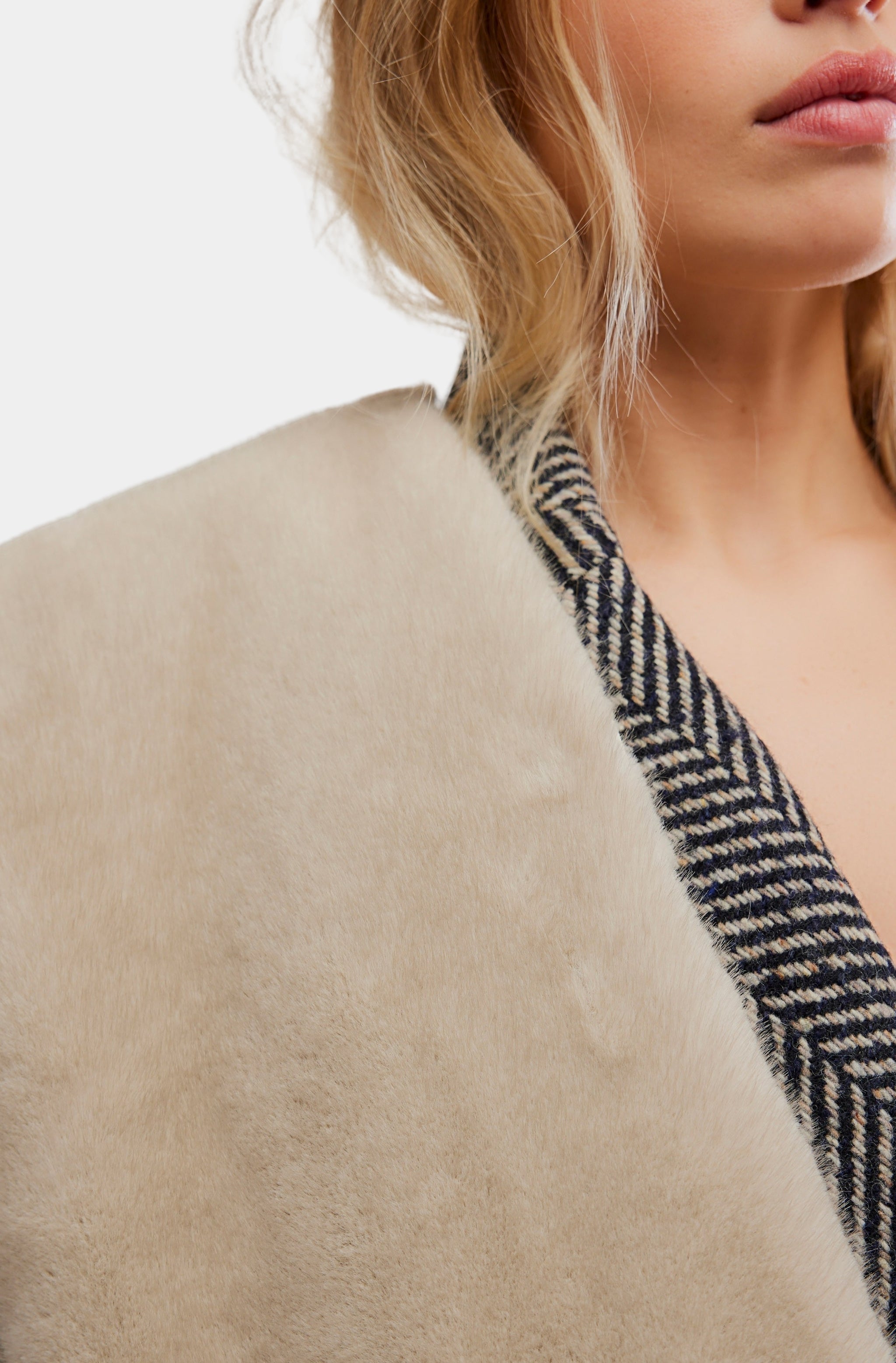 Snow Angel Faux Fur Scarf