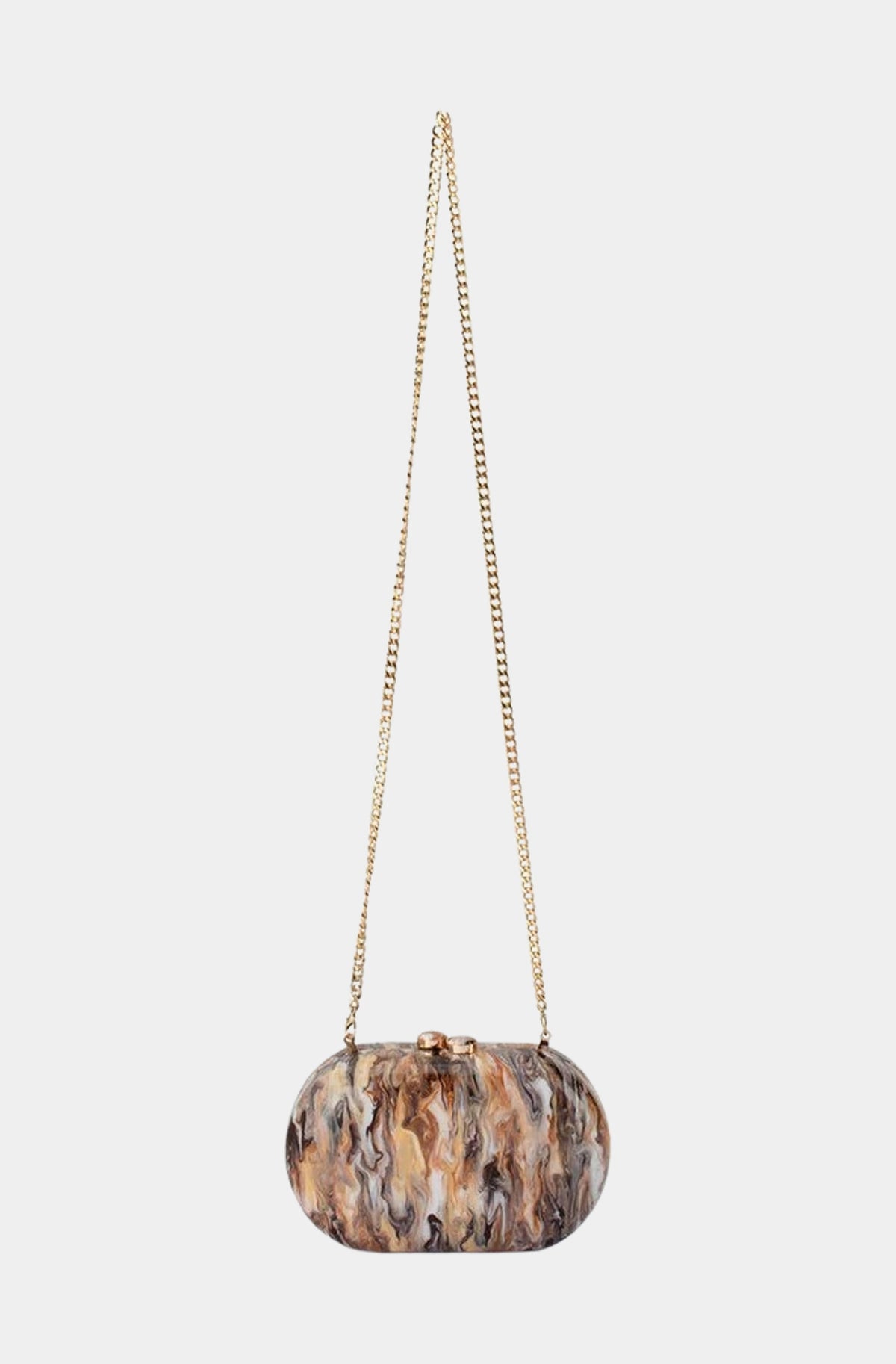 Maeve Marble Clutch