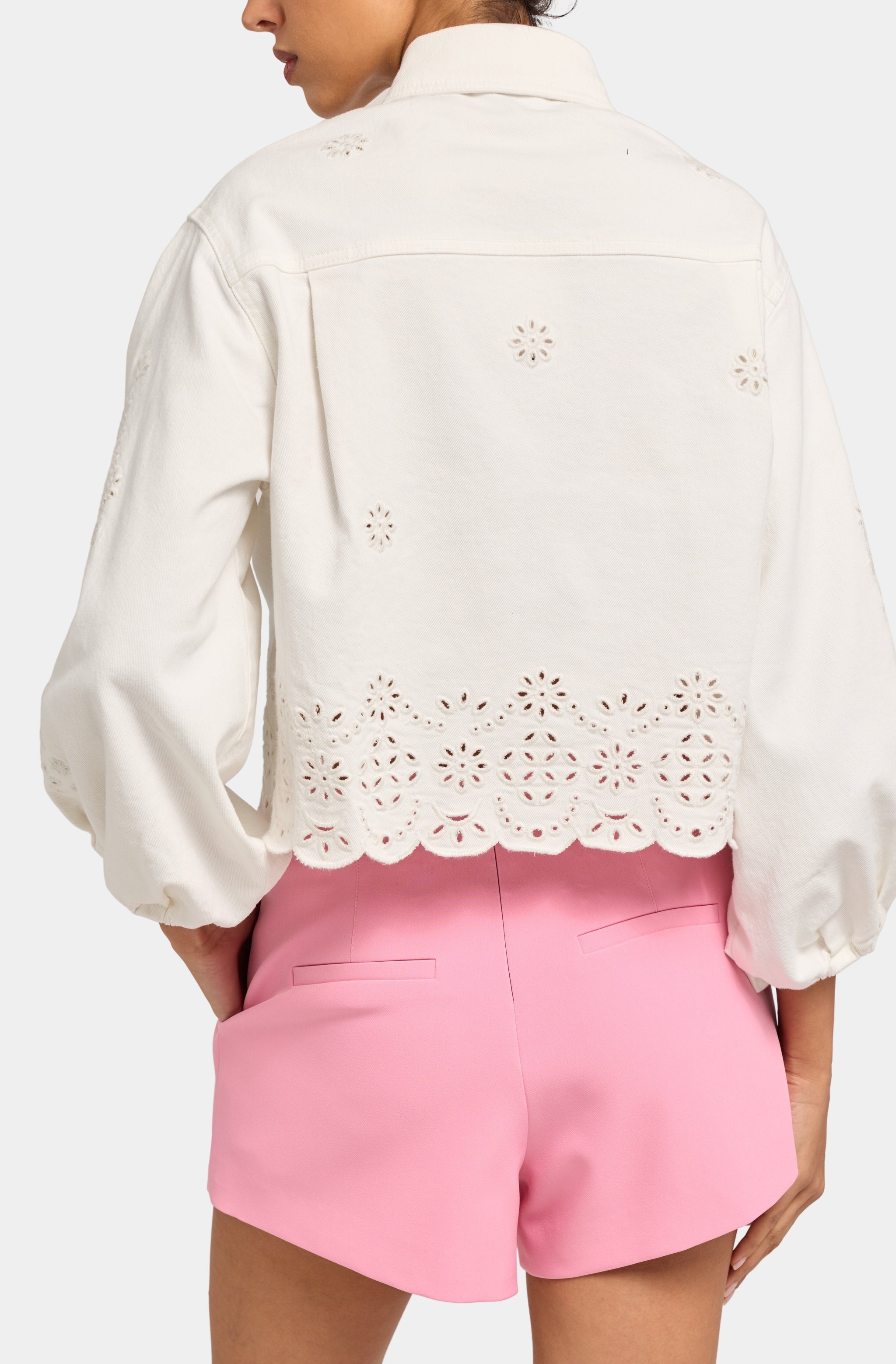 Lumere Embroidered Denim Jacket