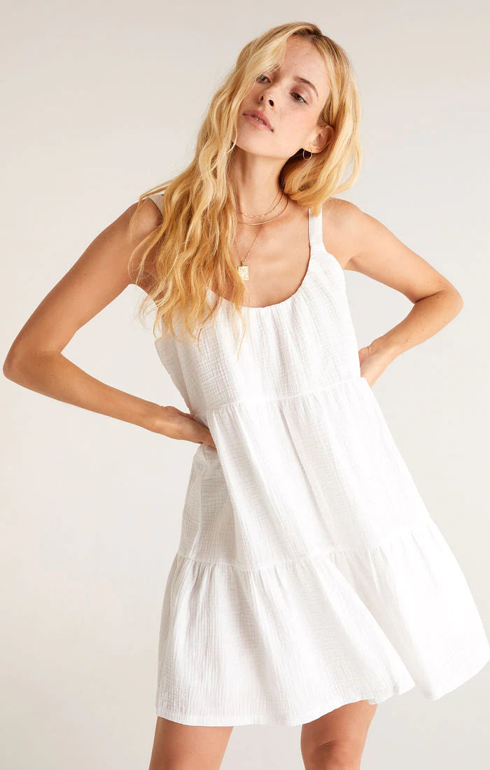 danny mini dress white Z Supply Danny Mini Dress