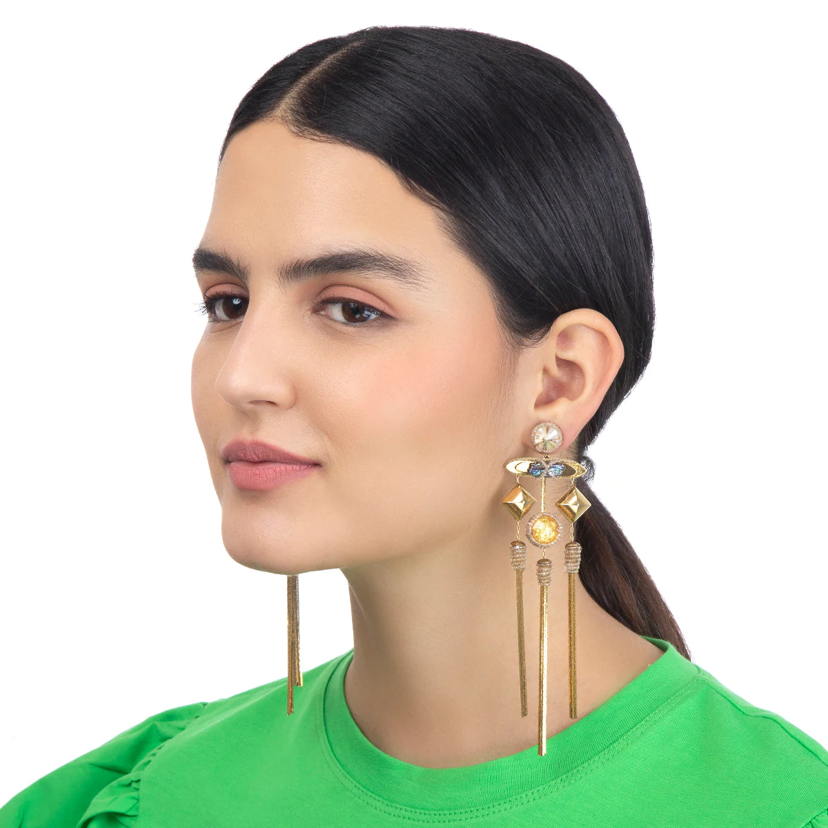 Malana Gold Earrings