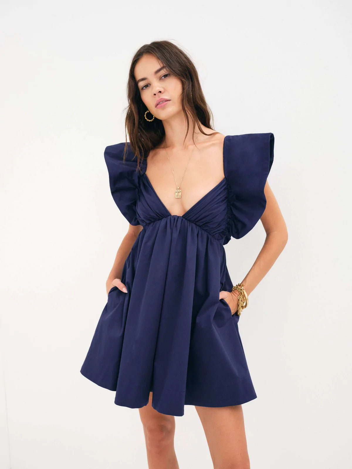 Clementine Mini Dress Hemline Woodway Clementine Mini Dress Hemline Woodway